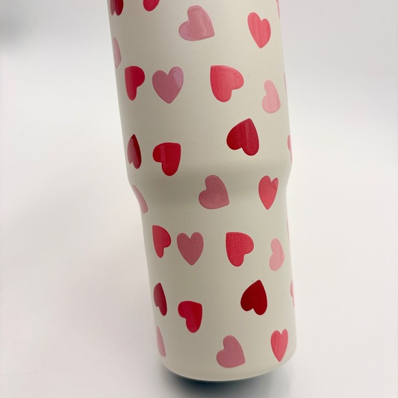 Hydrapeak Nomad Artisan Valentine Collection Heart Print Tumbler With Handle - Picture 4 of 4